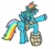 Size: 789x713 | Tagged: safe, artist:drawsomeponies, pirate, pirate dash, simple background, white background