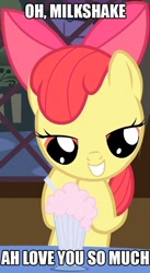 Size: 463x844 | Tagged: safe, apple bloom, bedroom eyes, cargo ship, image macro, milkshake