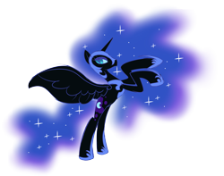 Size: 6300x4972 | Tagged: safe, artist:xxluv-bug004xx, nightmare moon, alicorn, pony, absurd resolution, female, horn, mare, solo