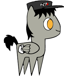 Size: 631x751 | Tagged: safe, artist:cogweaver, oc, oc only, oc:feral socks, hat, pointy ponies, solo