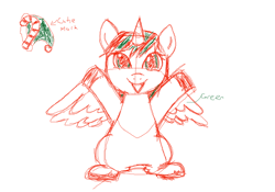 Size: 900x631 | Tagged: safe, artist:omnipotentmiku, oc, oc only, alicorn, pony, alicorn oc, christmas