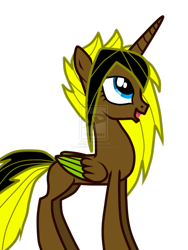 Size: 774x1032 | Tagged: safe, artist:luuandherdraws, oc, oc only, alicorn, pony, alicorn oc, commission, solo, watermark