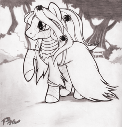 Size: 775x805 | Tagged: safe, artist:pain-hyena, zecora, zebra, costume, halloween