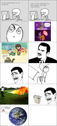 Size: 651x1441 | Tagged: safe, cartuneslover16, earth, fire, flamethrower, internet, meme, nothing to do here, paper shredder, rage comic, weapon, yao ming