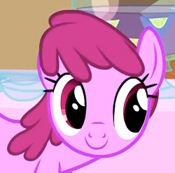 Size: 348x342 | Tagged: safe, screencap, berry punch, berryshine, reaction image, solo