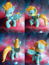 Size: 694x923 | Tagged: safe, artist:mooncustoms, lightning dust, pony, brushable, custom, irl, photo, solo, toy