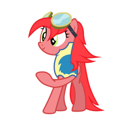 Size: 894x894 | Tagged: safe, artist:maomao27, oc, oc only, pegasus, pony, simple background, solo, transparent background, vector, wonderbolt trainee uniform