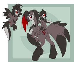 Size: 1200x1000 | Tagged: safe, artist:savannaeve, pokémon, ponified, staraptor, staravia, starly