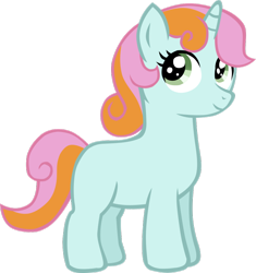 Size: 866x922 | Tagged: safe, artist:ludiculouspegasus, oc, oc only, oc:jade, offspring, parent:snips, parent:sweetie belle, parents:sweetiesnips, simple background, solo, white background