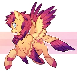 Size: 641x601 | Tagged: safe, artist:zilleniose-chu, oc, oc only, multiple wings, solo, wings