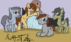 Size: 1863x1113 | Tagged: safe, artist:mattatatta, oc, oc only, earth pony, pegasus, pony, newbie artist training grounds