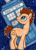 Size: 250x350 | Tagged: safe, artist:nikkiwardart, doctor whooves, earth pony, pony, brown coat, brown mane, male, solo, stallion, tardis