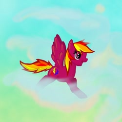 Size: 600x600 | Tagged: safe, artist:xninextailedxwolfx, feathermay, pony, mane, solo