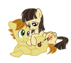 Size: 3000x2646 | Tagged: safe, artist:luuandherdraws, wild fire, oc, oc:mandopony, female, male, mandofire, shipping, sibsy, straight