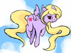 Size: 800x600 | Tagged: safe, artist:mindofadrawer, lily blossom, pony, mane, solo