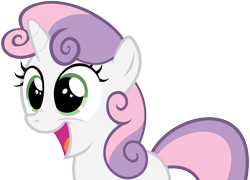 Size: 5000x3604 | Tagged: safe, artist:ambassad0r, sweetie belle, simple background, solo, transparent background, vector