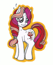 Size: 450x550 | Tagged: safe, artist:stellarina, plumsweet, pony, mane, solo