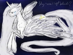 Size: 1024x768 | Tagged: safe, artist:namelessimoonlight, oc, oc only, oc:lunarstar, alicorn, pony, alicorn oc, crying, fanfic, solo