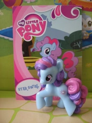 Size: 480x640 | Tagged: safe, artist:twilightberry, star swirl, pony, collector card, irl, official, photo, solo, toy