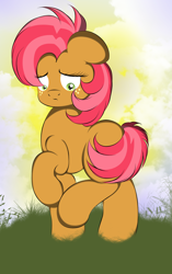 Size: 1158x1842 | Tagged: safe, artist:v-d-k, babs seed, covering, cute, shy