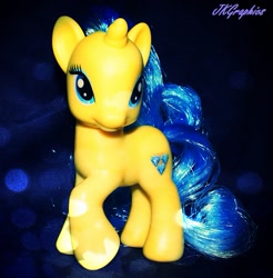 Size: 559x567 | Tagged: safe, artist:canlyn88, lemony gem, pony, brushable, irl, official, photo, solo, toy