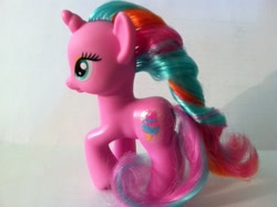 Size: 900x672 | Tagged: safe, artist:jennifer-lr, sweetie swirl, pony, brushable, irl, official, photo, solo, toy