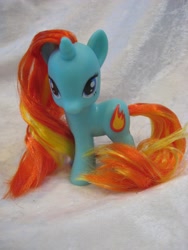 Size: 2304x3072 | Tagged: safe, artist:assassin kitty, firecracker burst, pony, brushable, custom, irl, photo, solo, toy