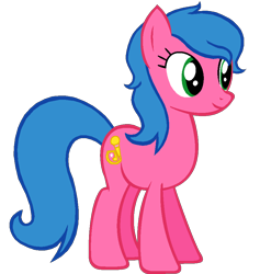 Size: 870x918 | Tagged: safe, artist:vanillachama, melody, g1, my little pony tales, g1 to g4, generation leap, solo