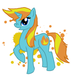 Size: 1436x1438 | Tagged: safe, artist:azurarayume, firecracker burst, simple background, solo, transparent background