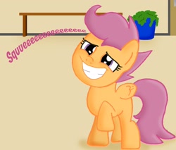 Size: 3124x2665 | Tagged: safe, artist:ajmstudios, scootaloo, comic scene, cute, funny, scootaloo's scootaquest, squee