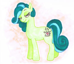 Size: 1192x1026 | Tagged: safe, artist:blackdelta, tealove, pony, mane, solo