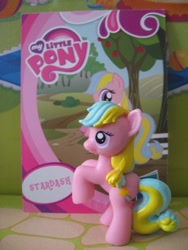 Size: 480x640 | Tagged: safe, artist:twilightberry, pony, collector card, irl, official, photo, solo, stardash, toy