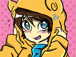 Size: 480x360 | Tagged: safe, artist:cleppyclep, caramel, clothes, hoodie, humanized