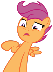 Size: 5992x8061 | Tagged: safe, artist:techrainbow, scootaloo, absurd resolution, simple background, transparent background, vector