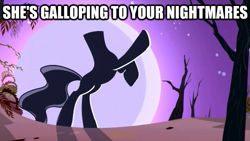 Size: 625x353 | Tagged: safe, the headless horse (character), headless horse, sleepless in ponyville, headless, image macro, scary