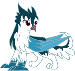 Size: 1024x972 | Tagged: safe, artist:spectty, oc, oc only, griffon, beak, simple background, wings