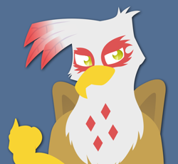 Size: 900x832 | Tagged: safe, artist:djseras, oc, oc only, griffon, beak, simple background, wings