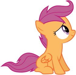 Size: 11000x10775 | Tagged: safe, artist:kysss90, scootaloo, sleepless in ponyville, absurd resolution, cute, simple background, solo, transparent background, vector