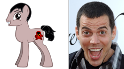 Size: 1054x585 | Tagged: safe, human, pony creator, irl, jackass, photo, ponified, steve-o