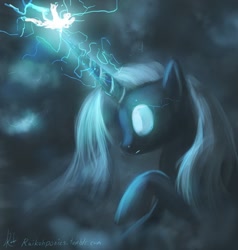 Size: 500x526 | Tagged: safe, artist:raikoh, 30 minute art challenge, electricity, ponified, solo