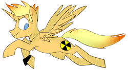 Size: 1254x688 | Tagged: safe, artist:ghost, alicorn, pony, johnny test, ponified, why