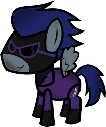 Size: 2000x2407 | Tagged: safe, artist:secret-asian-man, paper mario, paper pony, parody, shadowbolts