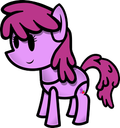 Size: 1088x1159 | Tagged: safe, artist:fineprint-mlp, berry punch, berryshine, paper mario, paper pony, parody