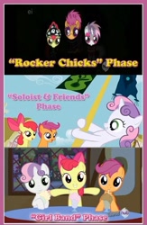 Size: 500x765 | Tagged: safe, apple bloom, scootaloo, sweetie belle, cutie mark crusaders, music