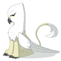 Size: 2300x2300 | Tagged: safe, artist:equestria-prevails, oc, oc only, griffon, owl griffon, simple background, solo, transparent background