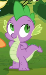 Size: 249x408 | Tagged: safe, screencap, spike, dragon, spike at your service, cute, male, solo