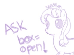 Size: 800x600 | Tagged: safe, diamond tiara, earth pony, pony, ask, diamond tiara answers, female, filly, solo, tumblr