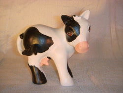 Size: 400x300 | Tagged: safe, artist:colorscapesart, cow, g1, custom, irl, photo, udder