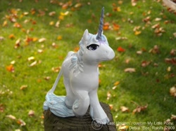 Size: 667x500 | Tagged: safe, artist:bee-chan, pony, g1, custom, irl, photo, the last unicorn, toy