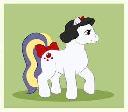 Size: 850x748 | Tagged: safe, artist:uppun, g1, disney, disney princess, ponified, snow white